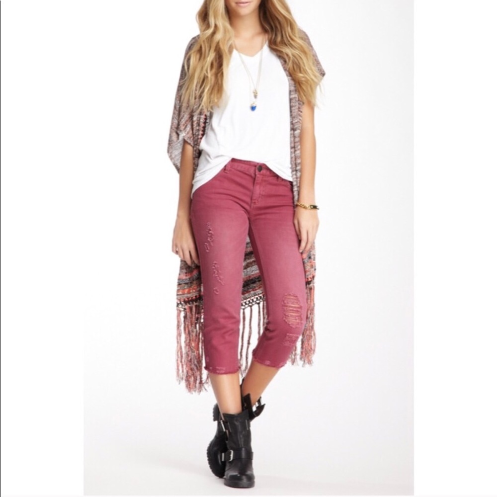 Free People Denim Cropped Jeans NWT